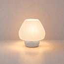 Abajur de Mesa Lumera Cogumelo Mini branco – aceso