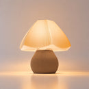 Abajur de Mesa Alba Origami capuccino – aceso