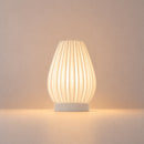 Abajur de Mesa Gota branco – aceso