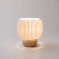 ABAJUR DE MESA ROMA COM LAMPADA LED BIVOLT E27 LUMINÁRIA MODERNA