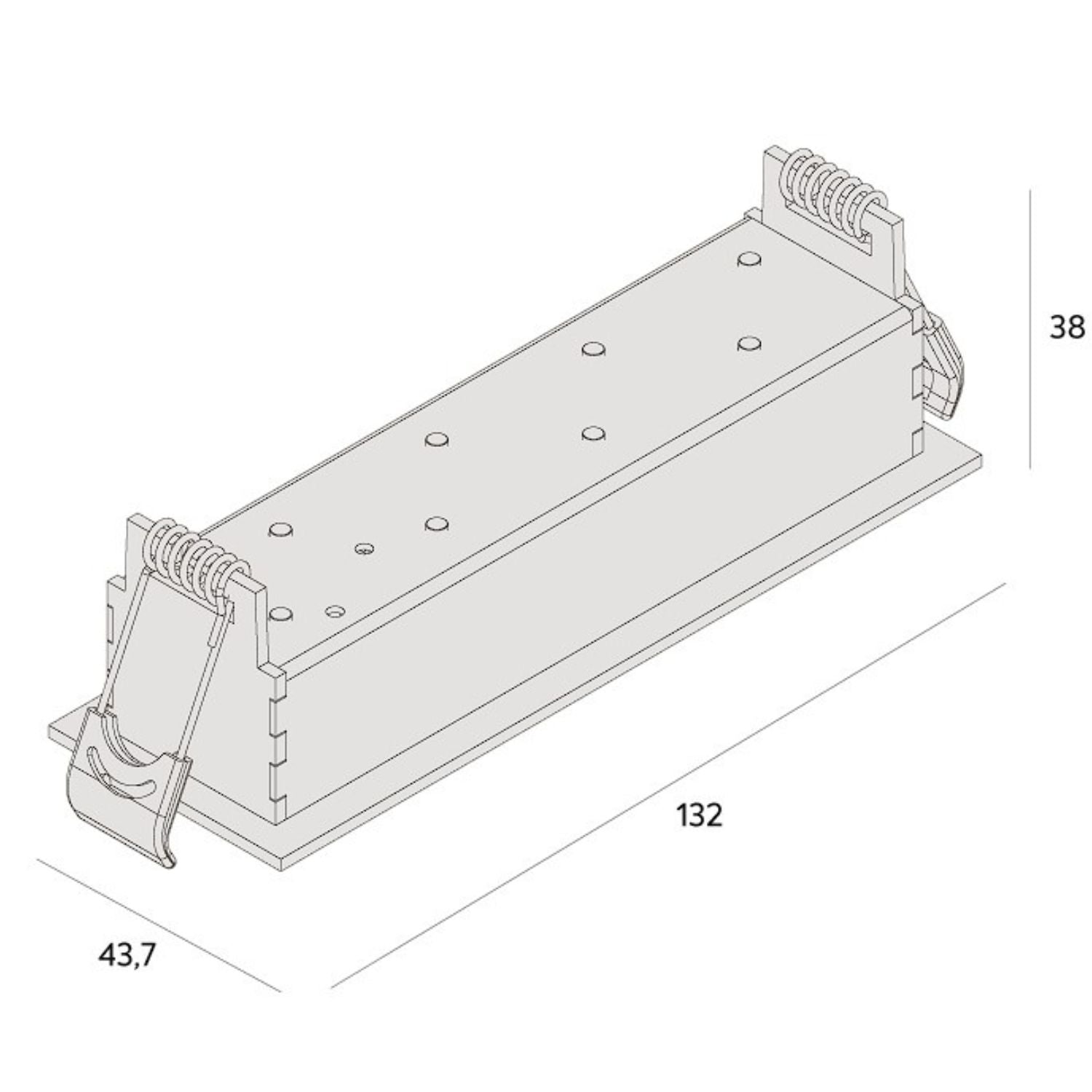 Spot Embutir Fixo Recuado Picco LED 10W - Interlight 4894