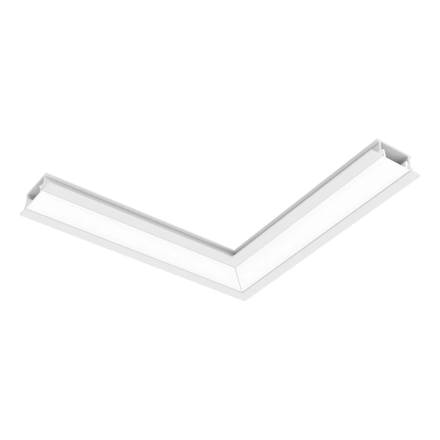Junção de Perfil Marcenaria "L" 90° Horizontal Interlight