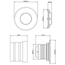Luminária Subaquática SWE-50 INX – 12W | IRC 90 | IP68