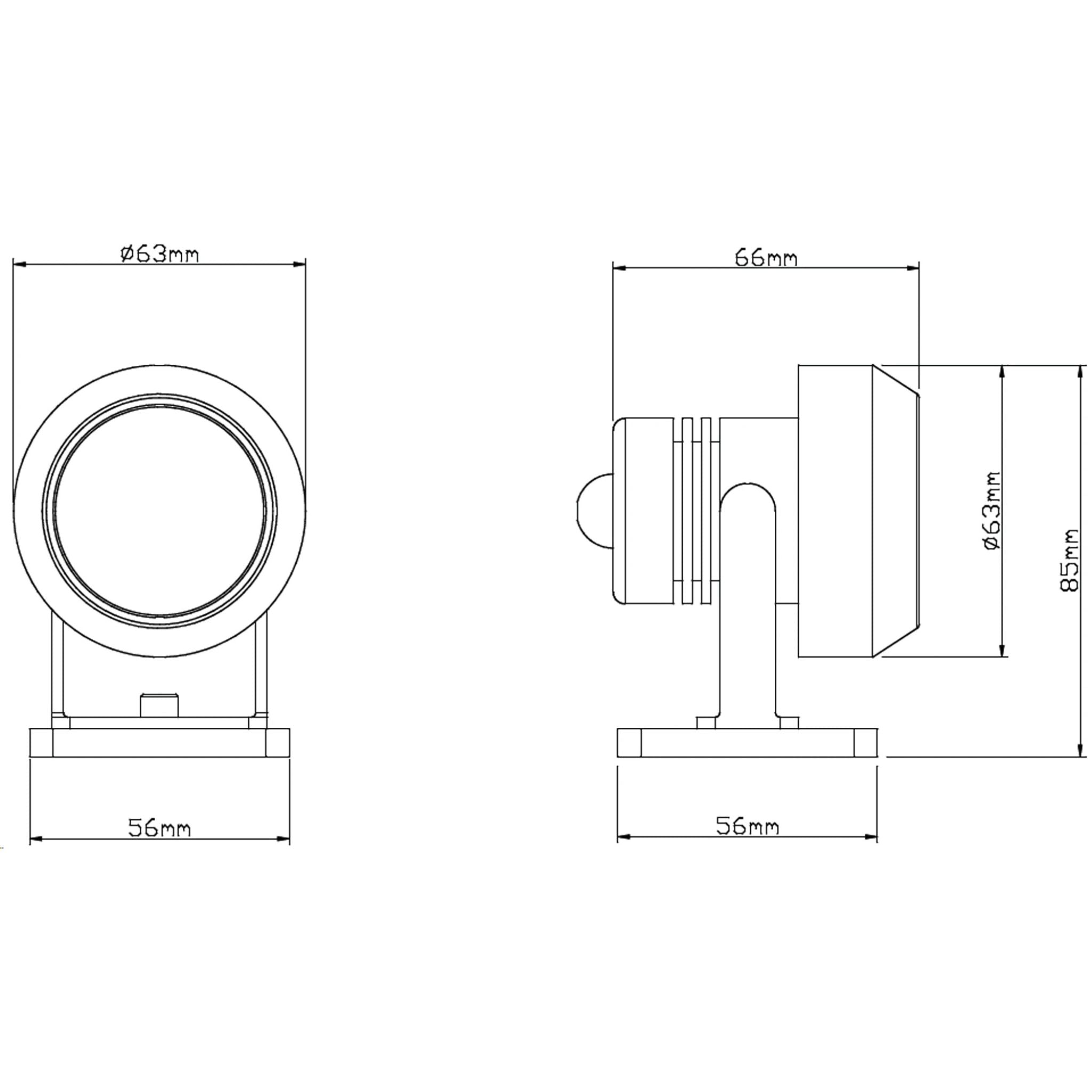 Projetor Subaquático PS08 X – 10W | IRC 90 | IP68 | IK09