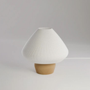 ABAJUR DE MESA LOTUS COM LAMPADA LED BIVOLT E27 LUMINÁRIA MODERNA