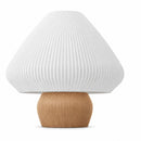 Abajur de Mesa Lotus Cônico com Lâmpada LED Bivolt