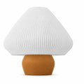 Abajur de Mesa Lotus Cônico com Lâmpada LED Bivolt