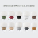Abajur de mesa disponível em 10 cores de base: verde oliva, vermelho marsala, preto, branco, marrom, capuccino, caucasiano, cinza claro, grafite e caramelo