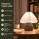 Abajur de Mesa Alba Origami com Lâmpada LED Bivolt