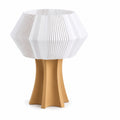 Abajur de Mesa Facetado com Lâmpada LED Bivolt