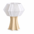 Abajur de Mesa Facetado com Lâmpada LED Bivolt