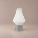 Abajur de Mesa Celeste Alongado com Lâmpada LED Bivolt