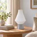 Abajur de Mesa Celeste Alongado com Lâmpada LED Bivolt