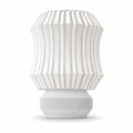 Abajur de Mesa Lamelado com Lâmpada LED Bivolt