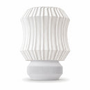 Abajur de Mesa Lamelado com Lâmpada LED Bivolt