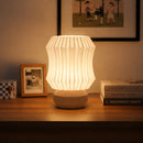 Abajur de Mesa Lamelado com Lâmpada LED Bivolt