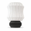 Abajur de Mesa Lamelado com Lâmpada LED Bivolt