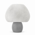 Abajur de Mesa Cogumelo Espiral com Lâmpada LED Bivolt