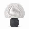 Abajur de Mesa Cogumelo Espiral com Lâmpada LED Bivolt