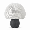 Abajur de Mesa Cogumelo Espiral com Lâmpada LED Bivolt