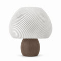 Abajur de Mesa Cogumelo Espiral com Lâmpada LED Bivolt