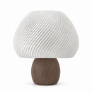 Abajur de Mesa Cogumelo Espiral com Lâmpada LED Bivolt