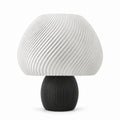 Abajur de Mesa Cogumelo Espiral com Lâmpada LED Bivolt