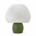 Abajur de Mesa Cogumelo Espiral com Lâmpada LED Bivolt