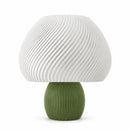 Abajur de Mesa Cogumelo Espiral com Lâmpada LED Bivolt