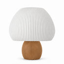 Abajur de Mesa Cogumelo Espiral com Lâmpada LED Bivolt