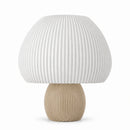 Abajur de Mesa Cogumelo Espiral com Lâmpada LED Bivolt
