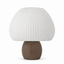 Abajur de Mesa Cogumelo Espiral com Lâmpada LED Bivolt