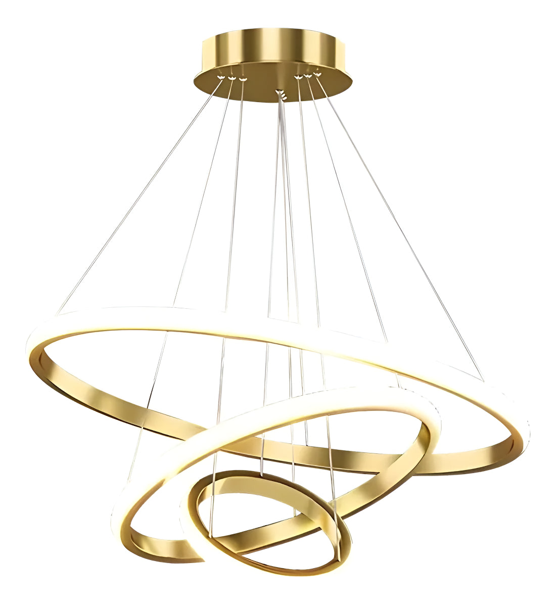Pendente com 3 Cores de Luz