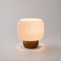 ABAJUR DE MESA ROMA COM LAMPADA LED BIVOLT E27 LUMINÁRIA MODERNA