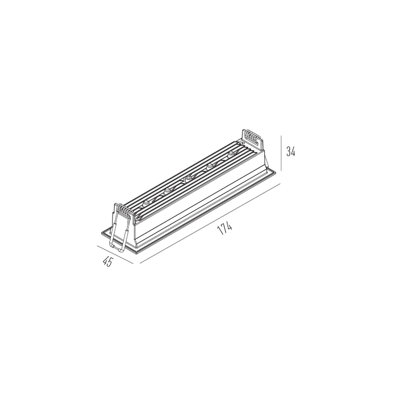 Spot Embutir Fixo Recuado Picco LED 14W - Interlight 4993