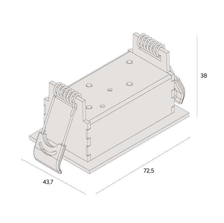 Spot Embutir Fixo Recuado Picco LED 5W - Interlight 4892