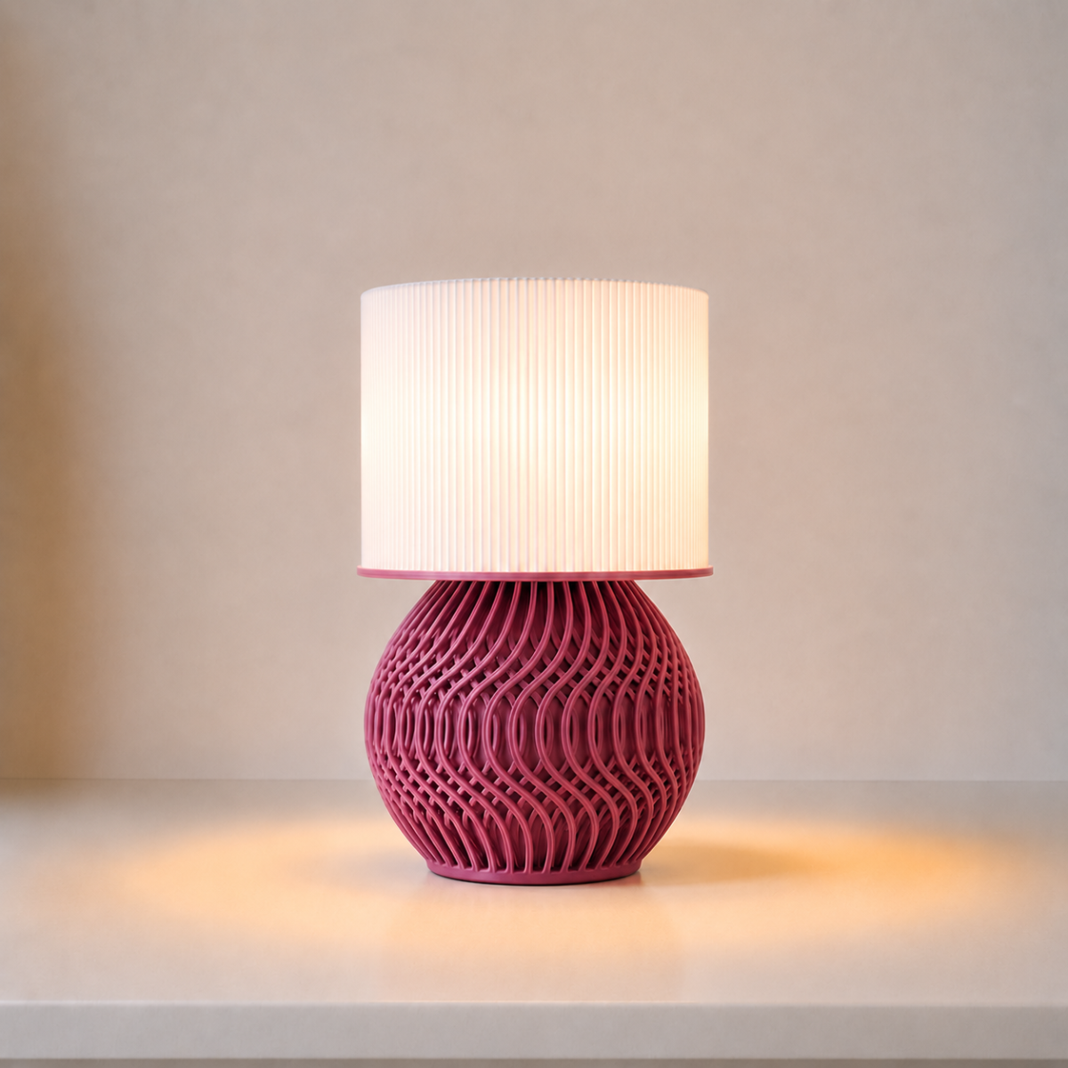 ABAJUR DE MESA COM LAMPADA LED BIVOLT E27 LUMINÁRIA MODERNA (Cópia)
