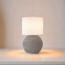 ABAJUR DE MESA VERONA COM LAMPADA LED BIVOLT E27 LUMINÁRIA MODERNA