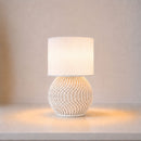 ABAJUR DE MESA VERONA COM LAMPADA LED BIVOLT E27 LUMINÁRIA MODERNA