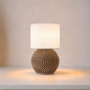 ABAJUR DE MESA VERONA COM LAMPADA LED BIVOLT E27 LUMINÁRIA MODERNA