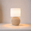 ABAJUR DE MESA VERONA COM LAMPADA LED BIVOLT E27 LUMINÁRIA MODERNA