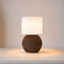 ABAJUR DE MESA VERONA COM LAMPADA LED BIVOLT E27 LUMINÁRIA MODERNA
