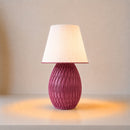 ABAJUR DE MESA AURORA COM LAMPADA LED BIVOLT E27 LUMINÁRIA MODERNA AURORA