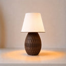 ABAJUR DE MESA AURORA COM LAMPADA LED BIVOLT E27 LUMINÁRIA MODERNA AURORA
