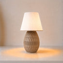 ABAJUR DE MESA AURORA COM LAMPADA LED BIVOLT E27 LUMINÁRIA MODERNA AURORA