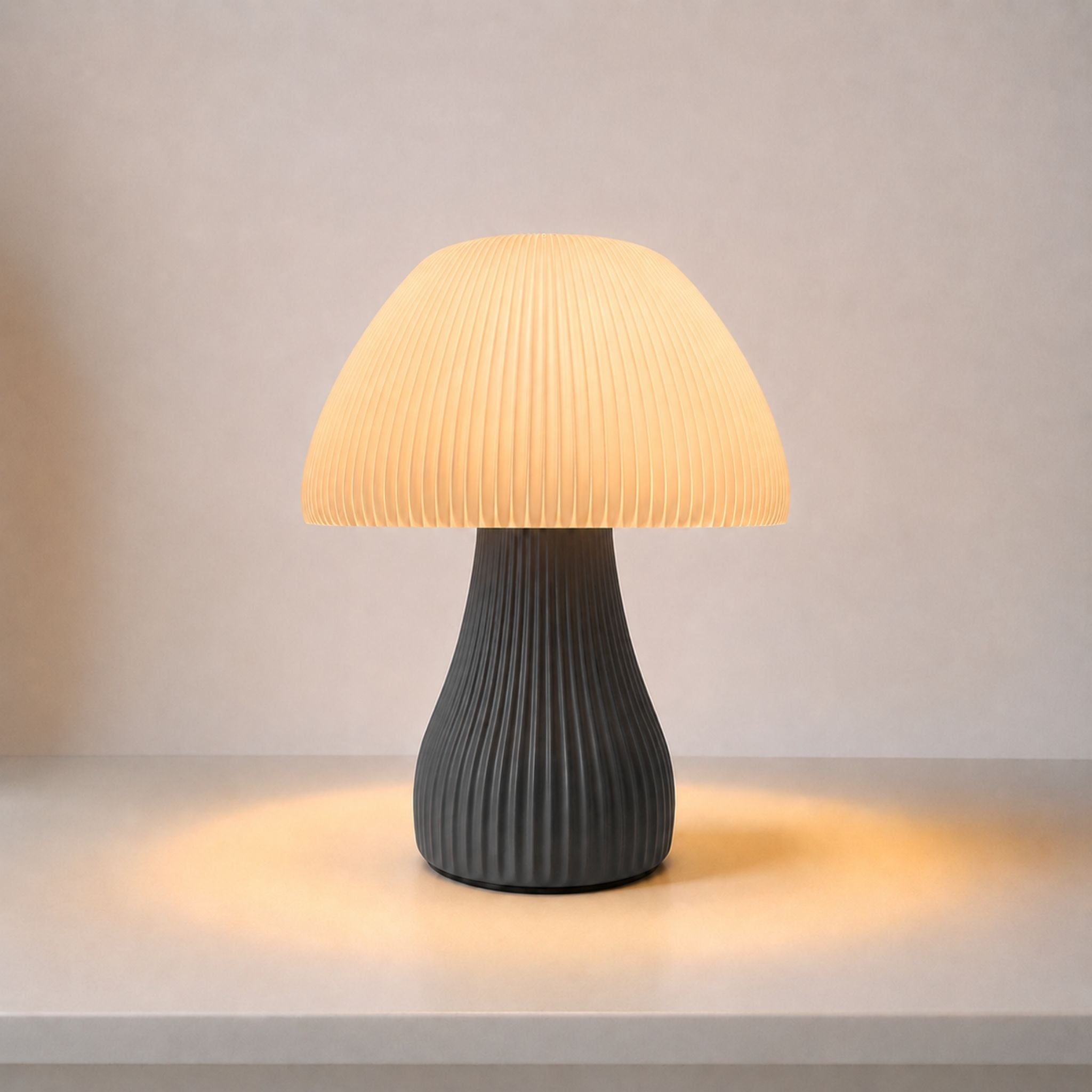ABAJUR DE MESA DOMUS COM LAMPADA LED BIVOLT E27 LUMINÁRIA MODERNA