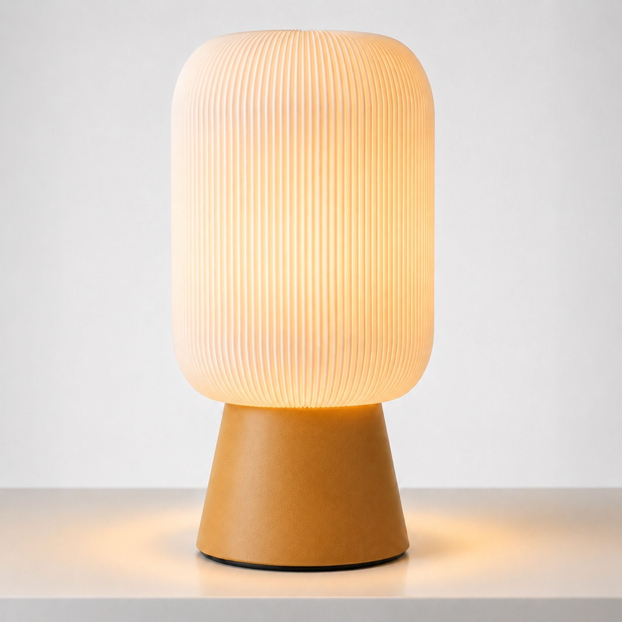 ABAJUR DE MESA KORA COM LAMPADA LED BIVOLT E27 LUMINÁRIA MODERNA